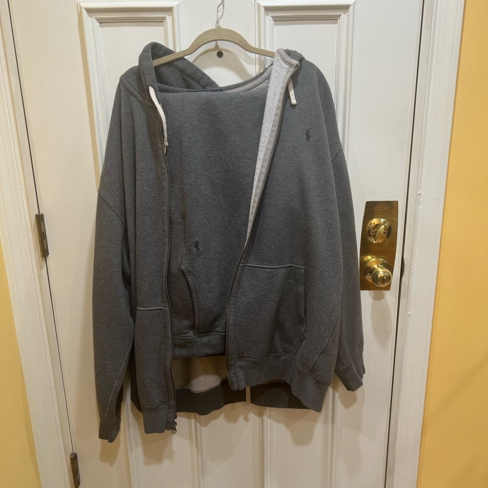 Ralph Lauren Sweat Suit - Grey - 3XLT Jacket / 2XLT Pants